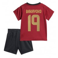 Belgium Johan Bakayoko #19 Replica Home Minikit Euro 2024 Short Sleeve (+ pants)